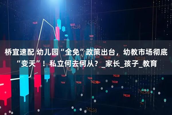 桥宜速配 幼儿园“全免”政策出台，幼教市场彻底“变天”！私立何去何从？_家长_孩子_教育