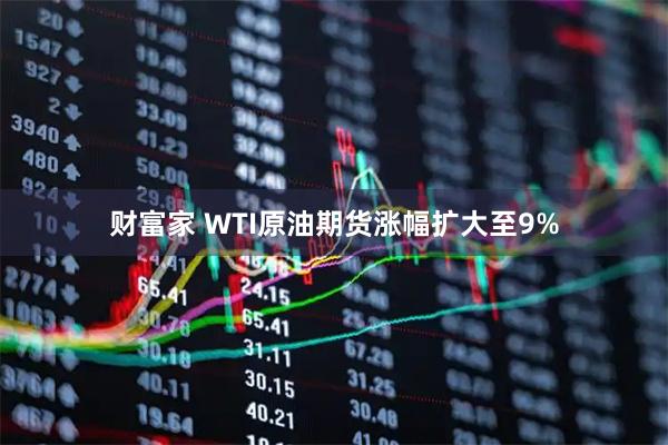 财富家 WTI原油期货涨幅扩大至9%